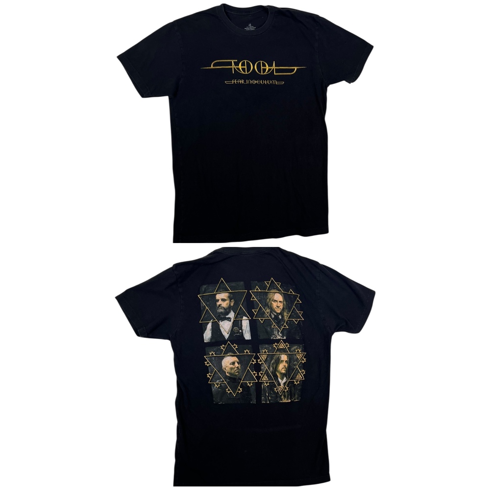 Tool Fear Inoculum T-Shirt Mens Medium Black Band Portrait Graphic Rock Metal